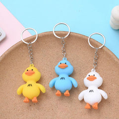 Raincoat Duck Duck Keychain Pendant Little Duck Bag Ornament