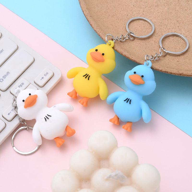 Raincoat Duck Duck Keychain Pendant Little Duck Bag Ornament