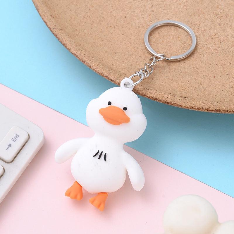 Raincoat Duck Duck Keychain Pendant Little Duck Bag Ornament