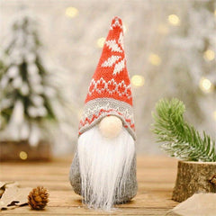 Christmas Knitted Hat Sen Doll Ornament Gift Navidad
