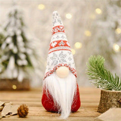 Christmas Knitted Hat Sen Doll Ornament Gift Navidad