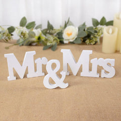 3pcs Mr & Mrs Wooden Sign Rustic Wedding Decoration Favor