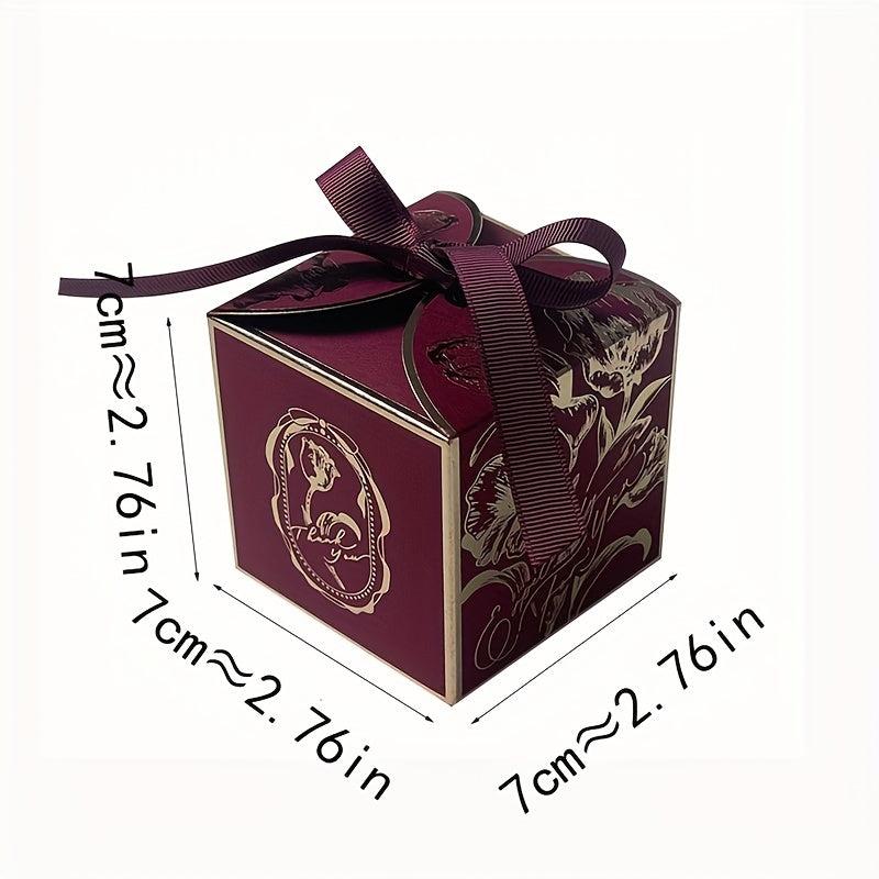 10pcs Tulips Flower Candy Boxes for Events