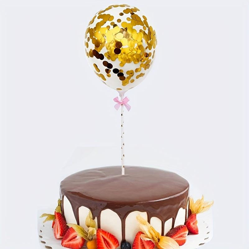 Mini Balloon Cake Topper for Birthday Dessert