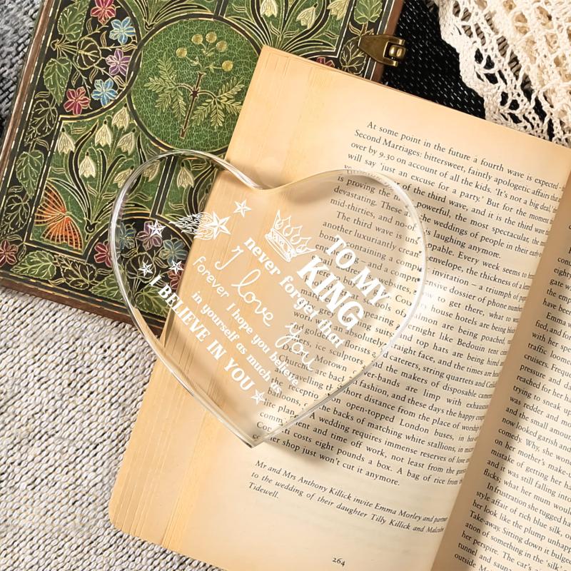 I Love You Mens Acrylic Keepsake - Husband Birthday Gift