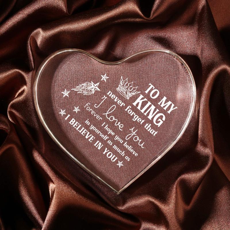 I Love You Mens Acrylic Keepsake - Husband Birthday Gift