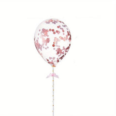Confetti Balloon Cake Toppers Mini Balloon Cupcake Topper Birthday Dessert