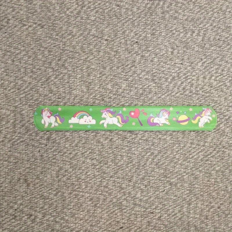 6pcs Unicorn Slap Bracelets Kid Toys for Party Decor