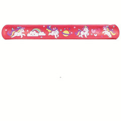 6pcs Unicorn Slap Bracelets Kid Toys for Party Decor