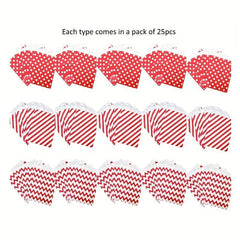 25pcs Red Wrapper Bags 18 01cm 13 0cm Cookies Bags Candy Gift Bags