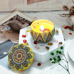 4pcs Scented Soy Wax Candles Aromatherapy Stress Relief Home Room Decor