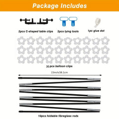 Adjustable Balloon Arch Kit 10ft Wide Balloon Arch Stand Frame