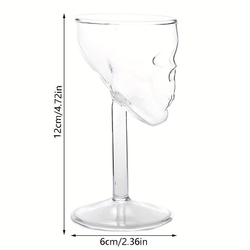 Halloween Skull Head Goblet Wine Glass Decorations