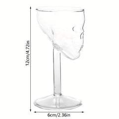 Halloween Skull Head Goblet Wine Glass Decorations