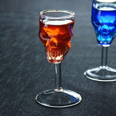 Halloween Skull Head Goblet Wine Glass Decorations