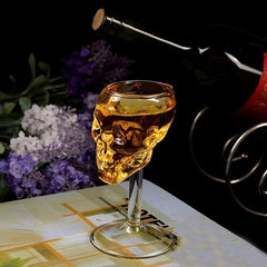 Halloween Skull Head Goblet Wine Glass Decorations
