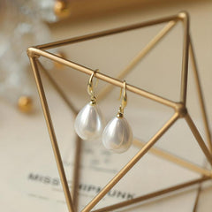 Baroque Water Drop Pearl Earrings for Women - Jewelry Holiday Gift