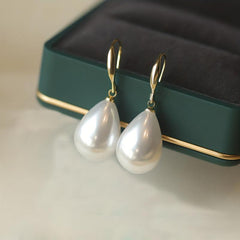 Baroque Water Drop Pearl Earrings for Women - Jewelry Holiday Gift