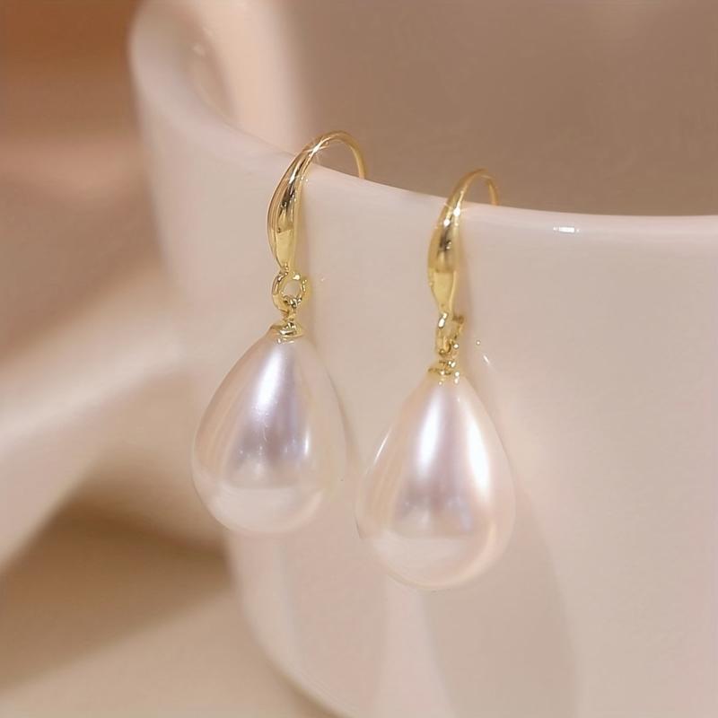 Baroque Water Drop Pearl Earrings for Women - Jewelry Holiday Gift