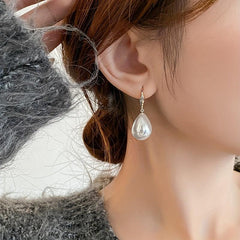 Baroque Water Drop Pearl Earrings for Women - Jewelry Holiday Gift
