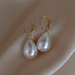 Baroque Water Drop Pearl Earrings for Women - Jewelry Holiday Gift