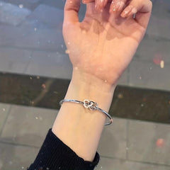 Double Heart Adjustable Bracelet for Mother's Birthdays and Festivals