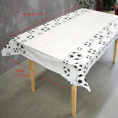 Soccer Tablecloth Football Themed Party Supplies