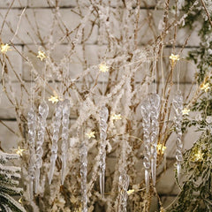 24pcs Yarn Ice Bar Christmas Ornaments Hanging Tree Pendant