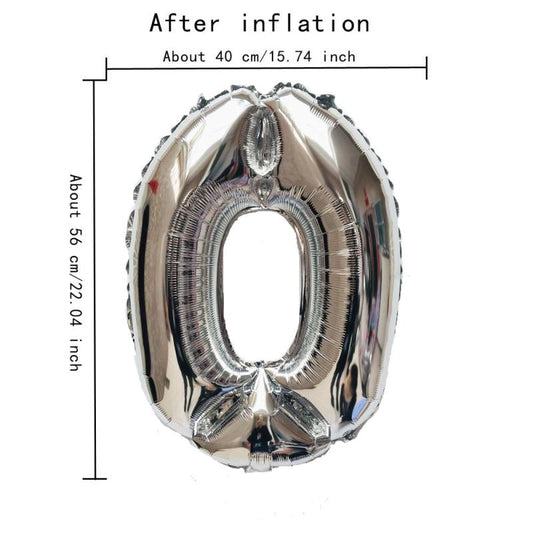 Large Size Silvery Digital Aluminum Film Balloon for Events
