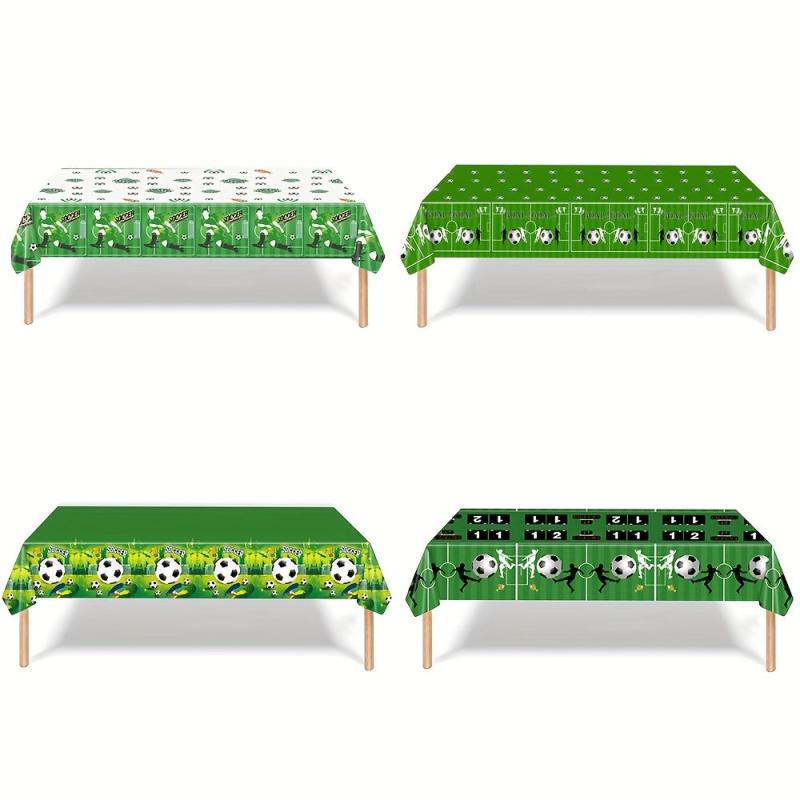 Football Party Tablecloth Green Rugby Sports Game Birthday Decoration
