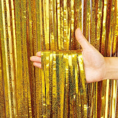 3 Packs Laser Rain Curtain for Events