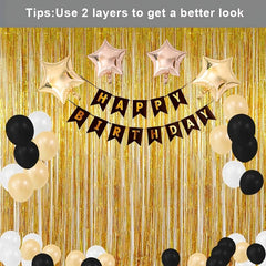 3 Packs Laser Rain Curtain for Events