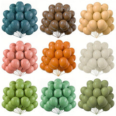 30pcs 25 Retro Latex Balloons Birthday Wedding Baby Shower Valentine's Party Dec