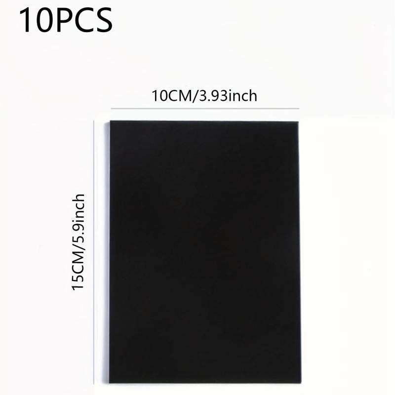 10pcs Acrylic Shelf Blank Plate Wedding DIY Table Setting Plastic Card Sign