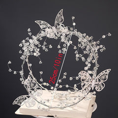 Sparkling Butterfly Cake Topper for Romantic Cakes
