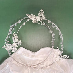 Sparkling Butterfly Cake Topper for Romantic Cakes