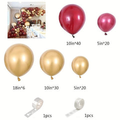 Burgundy Red Balloon Garland Arch Kit