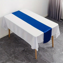 10 Pack Royal Satin Table Runner 30x274 cm Long Silk & Smooth Fabric for Events