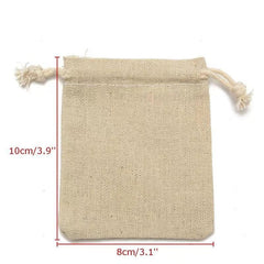 Cotton Linen Bundle Pocket Cloth Bags Storage Rice Drawstring Small Business