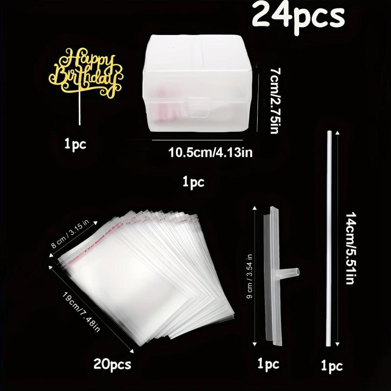 24pcs Cake Cash Drawer Surprise Money Cake Pull Out Kit Cake ATM