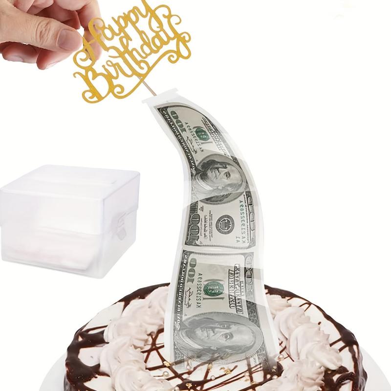 24pcs Cake Cash Drawer Surprise Money Cake Pull Out Kit Cake ATM