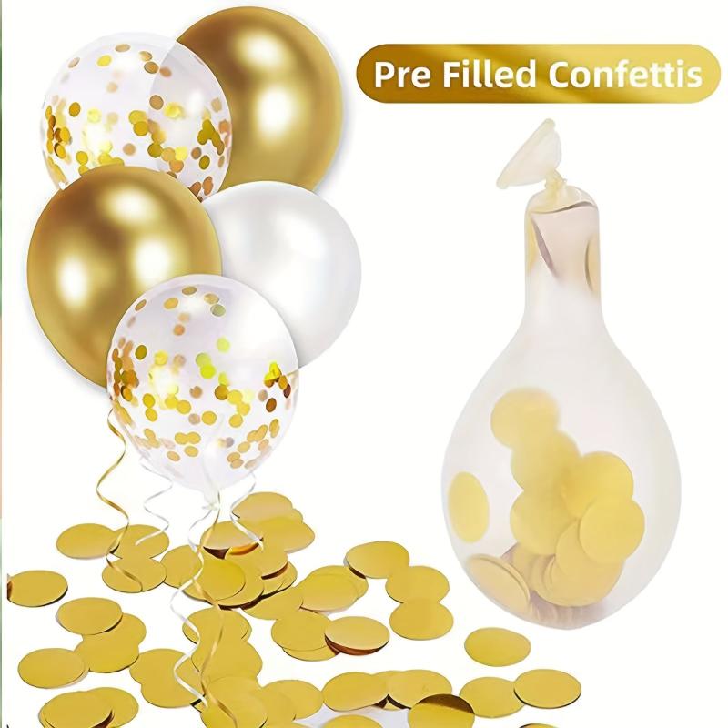 70pcs Golden Balloons Set - Party Decorations and Supplies