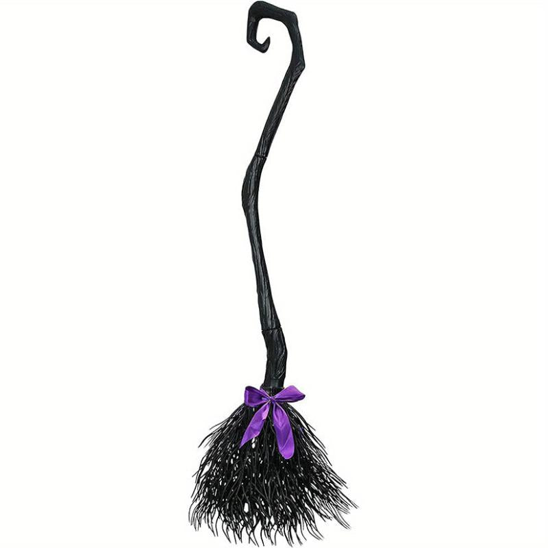 Halloween Witch Broom & Hat Set - Weird Stuff Decor