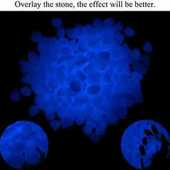 50-100pcs Glow In The Dark Rocks for Outdoor Landscaping