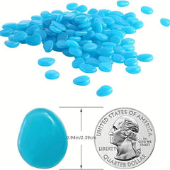 50-100pcs Glow In The Dark Rocks for Outdoor Landscaping