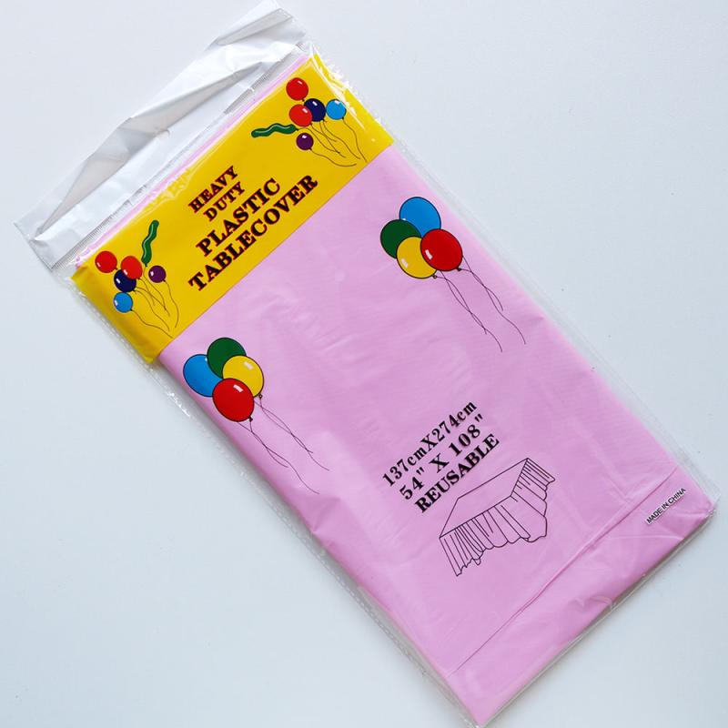 4pcs Disposable Plastic Tablecloths for BBQ Party Wedding
