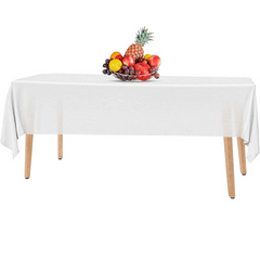 4pcs Disposable Plastic Tablecloths for BBQ Party Wedding