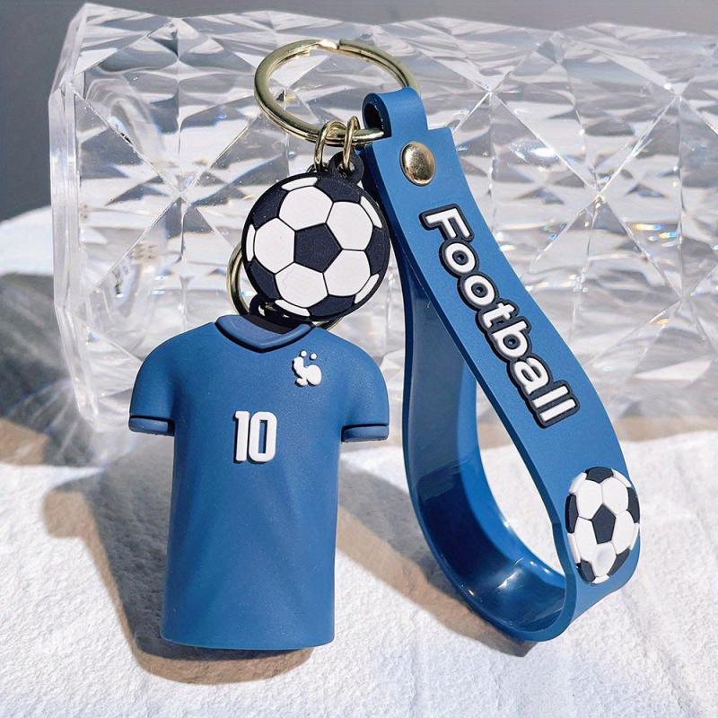 Football Key Chain PVC Soccer and T Shirt Keychain