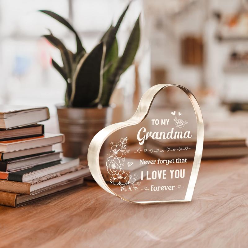 Custom Grandma Birthday Paperweight - Unique Personalized Gift for Christmas