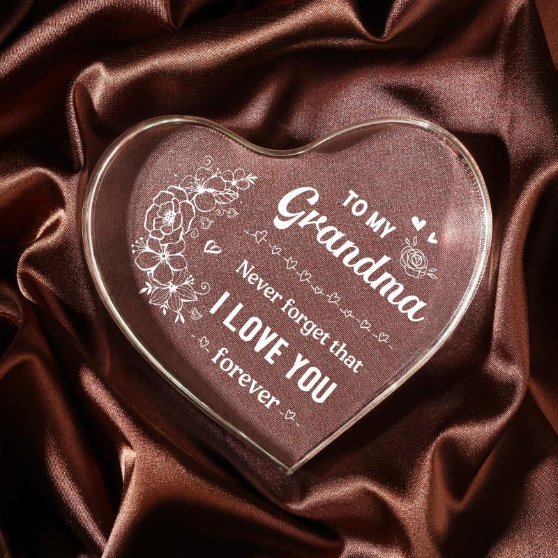 Custom Grandma Birthday Paperweight - Unique Personalized Gift for Christmas